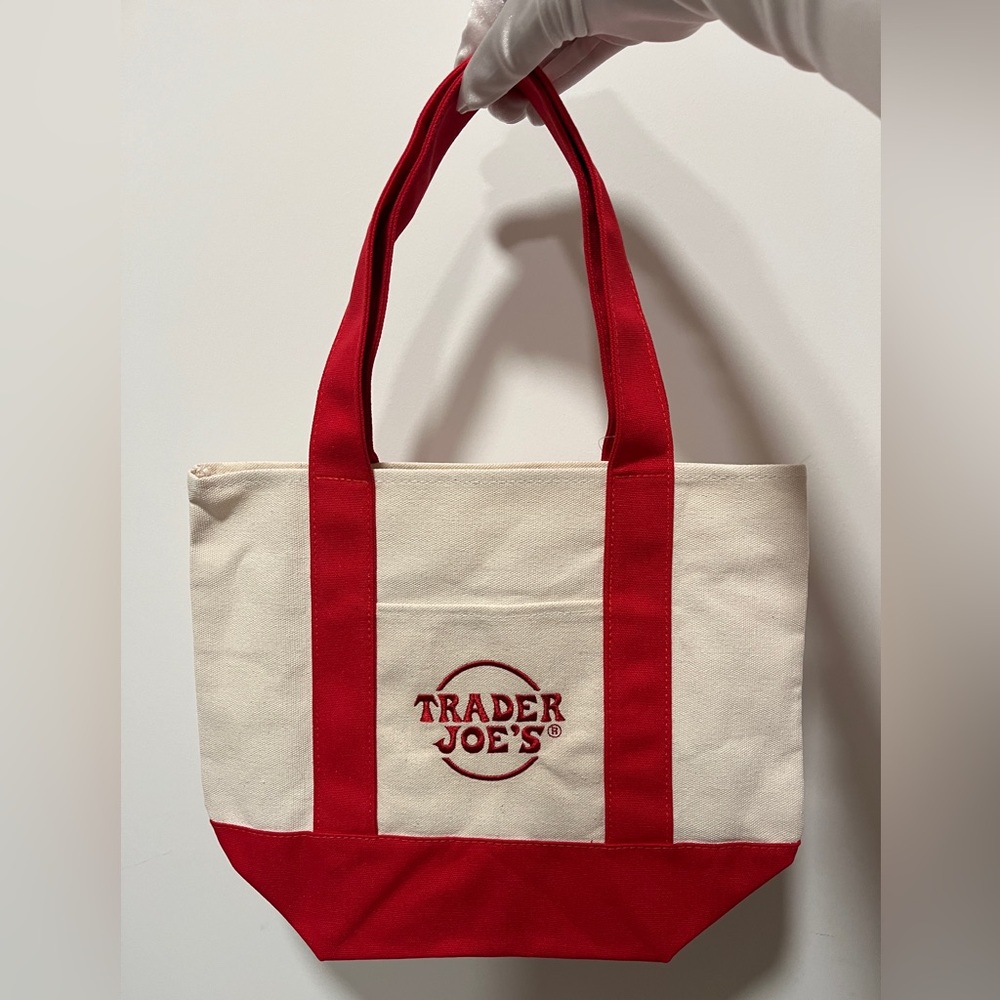 NWT Trader Joe’s Mini Tote Red